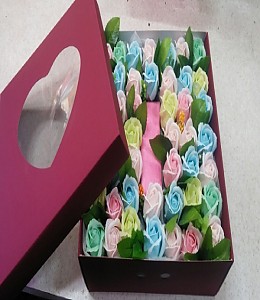 비누꽃 상자